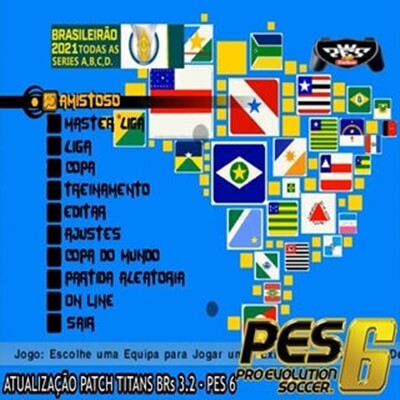 PES 6 Option File (Atualizações) – PES 6 Brasil